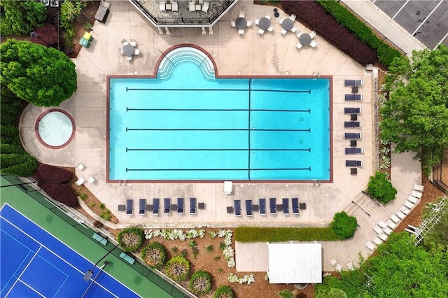 drone / aerial view