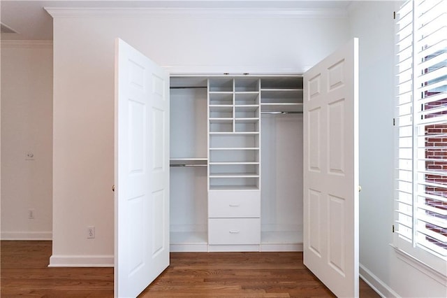 view of closet
