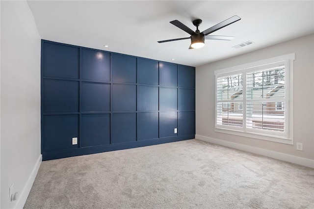 4167 Oakwood Way, Duluth, GA 30096 - carpeted empty room featuring a ceiling fan and baseboards
