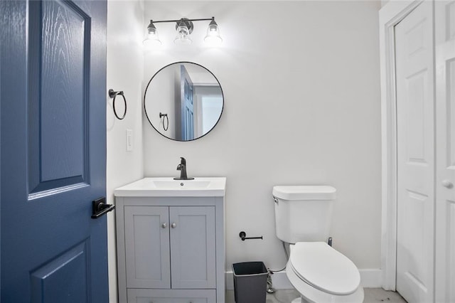 4167 Oakwood Way, Duluth, GA 30096 - bathroom featuring vanity, toilet, and baseboards