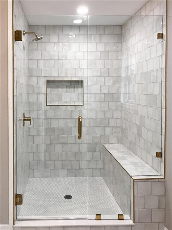 45 Driskell Ave, Mableton, GA 30126 - bathroom featuring a shower stall