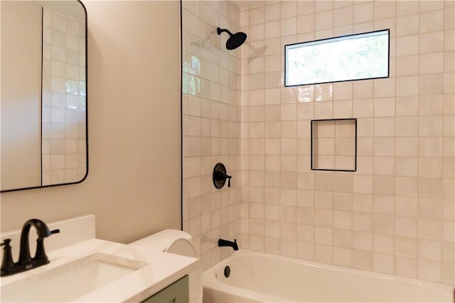 45 Driskell Ave, Mableton, GA 30126 - bathroom with vanity and bathtub / shower combination