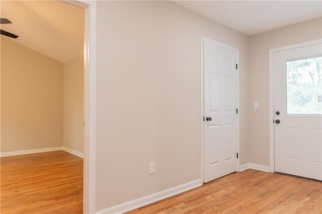 45 Driskell Ave, Mableton, GA 30126 - foyer entrance featuring light wood-type flooring and a ceiling fan