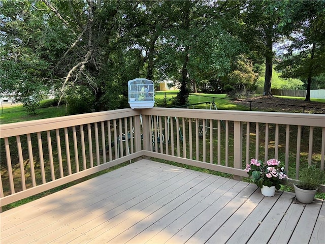 403 Hickory Walk, Woodstock, GA 30188 - view of deck