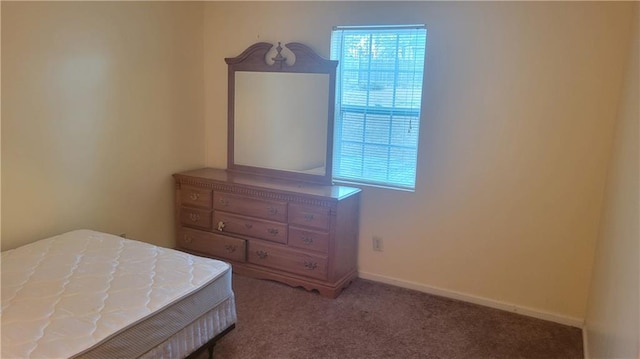 bedroom with carpet