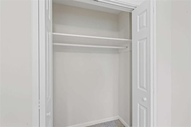 view of closet