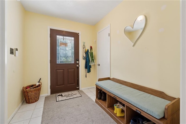 5360 Fieldgreen Dr, Stone Mountain, GA 30088 - entryway with light tile patterned floors and baseboards