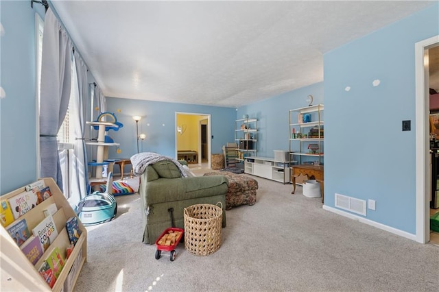 5360 Fieldgreen Dr, Stone Mountain, GA 30088 - living room with carpet floors and baseboards