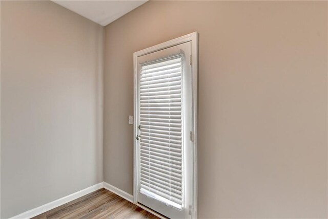 entryway featuring light hardwood / wood-style floors