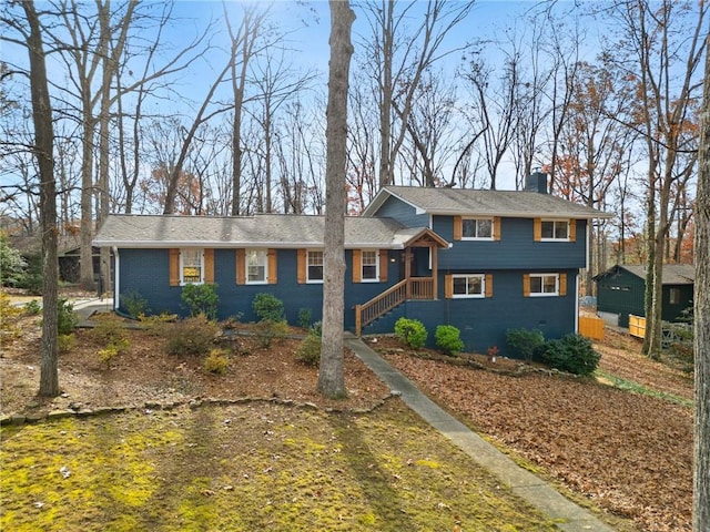 view of front of home