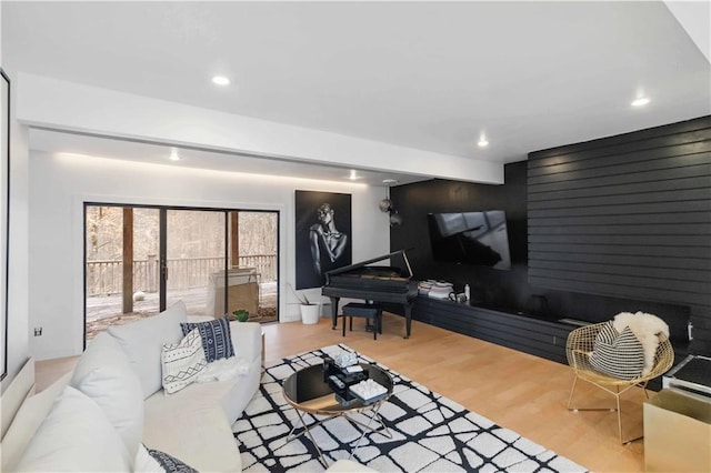 2125 Datona Dr SW, Atlanta, GA 30331 - living room featuring wood finished floors and recessed lighting
