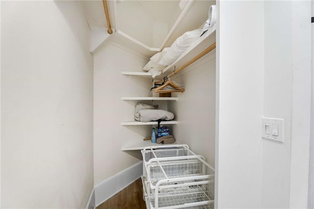 75 Ponce De Leon Ave NE Unit 1006, Atlanta, GA 30308 - walk in closet featuring wood finished floors