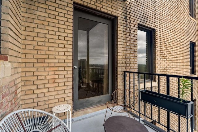 75 Ponce De Leon Ave NE Unit 1006, Atlanta, GA 30308 - entrance to property with brick siding and a balcony