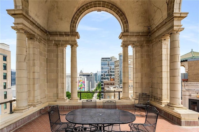 75 Ponce De Leon Ave NE Unit 1006, Atlanta, GA 30308 - view of patio featuring a city view