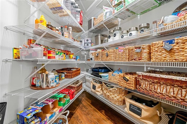 view of pantry