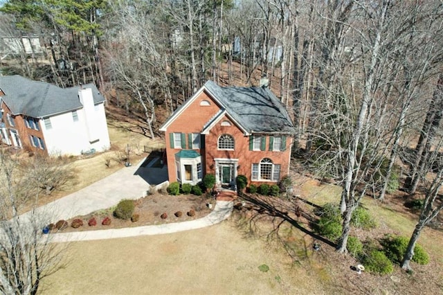 9600 Poplar Ct, Douglasville, GA 30135 - view of front of house with driveway