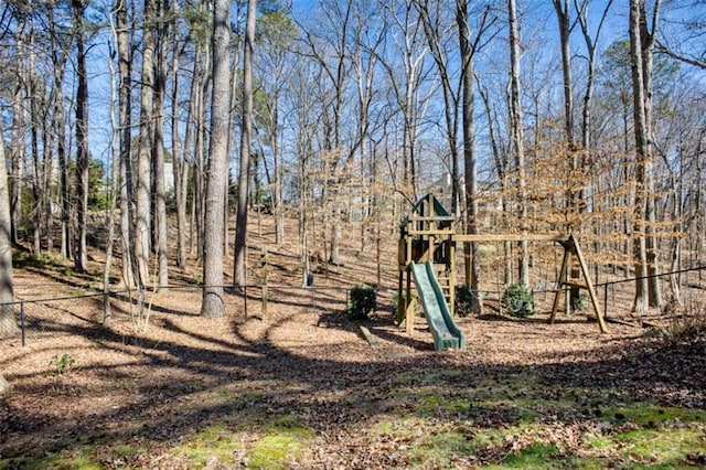 9600 Poplar Ct, Douglasville, GA 30135 - view of yard featuring a playground