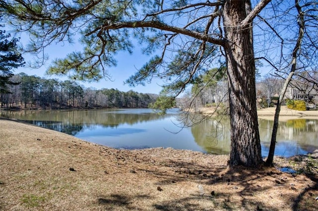 9600 Poplar Ct, Douglasville, GA 30135 - water view featuring a forest