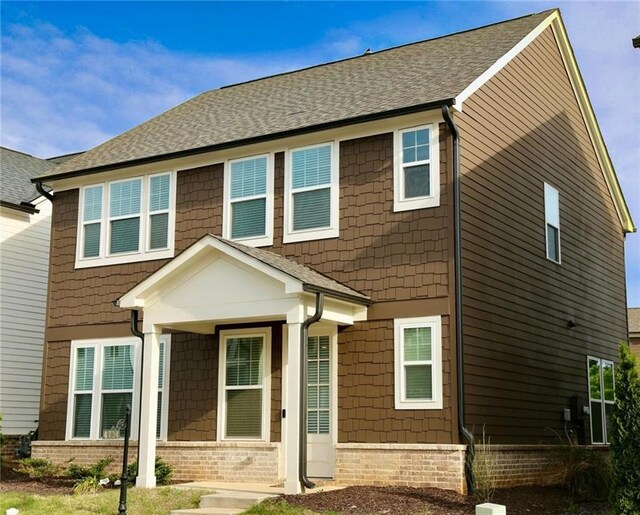 4734 Dewitt Dr, Duluth, GA 30097 - view of front of home featuring roof with shingles