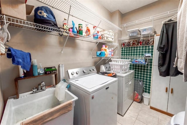 bathroom featuring vanity and separate shower and tub