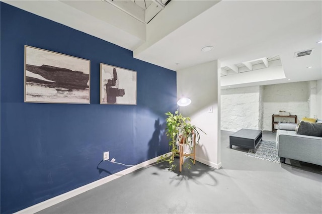lobby featuring visible vents