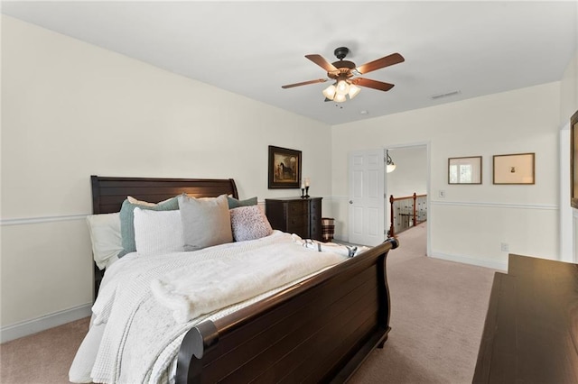 4896 Locklear Way, Marietta, GA 30066 - bedroom with carpet floors, baseboards, and a ceiling fan