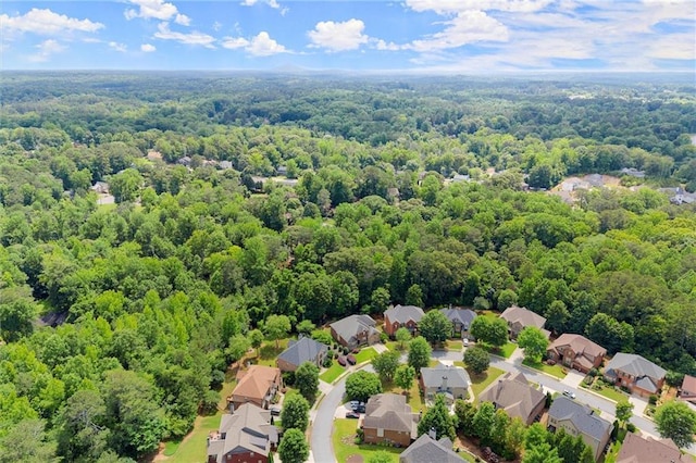 4896 Locklear Way, Marietta, GA 30066 - aerial view of residential area featuring a forest