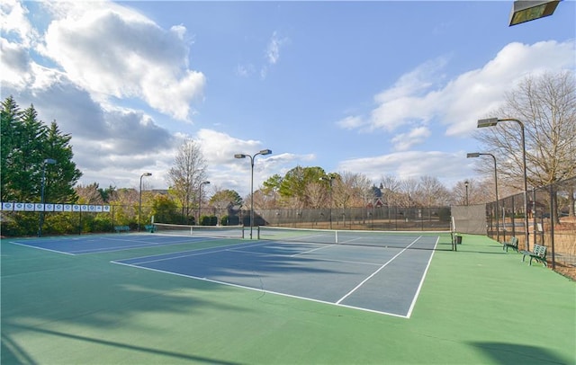 55 Little Barley Ln, Grayson, GA 30017 - view of tennis court with fence and community basketball court