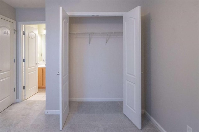 view of closet