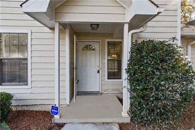 view of property entrance