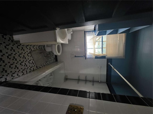 1437 Troupe St, Augusta, GA 30904 - bathroom featuring tile patterned flooring and backsplash