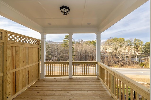 706 Dodd Ln Unit 157, Buford, GA 30518 - view of wooden deck