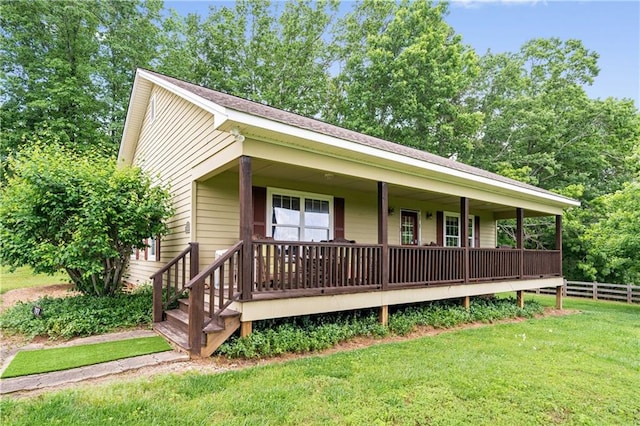 1447 Travis Smith Rd, Clarkesville, GA 30523 - view of front of home with a porch