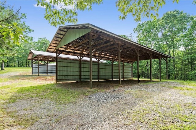 1447 Travis Smith Rd, Clarkesville, GA 30523 - view of pole building with a carport