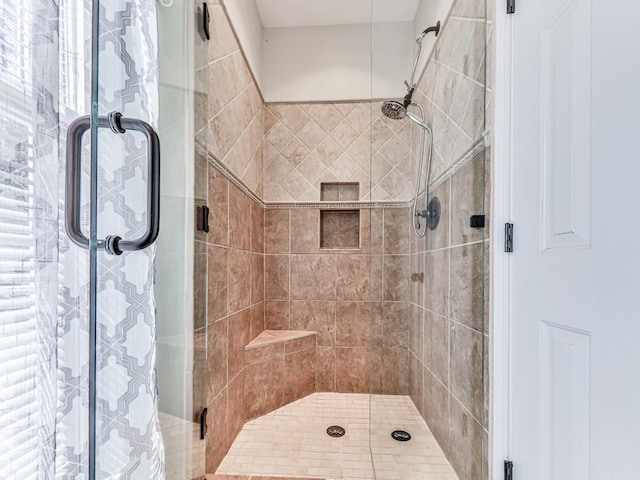 5090 Eubanks Rd, Woodstock, GA 30188 - bathroom with a shower stall