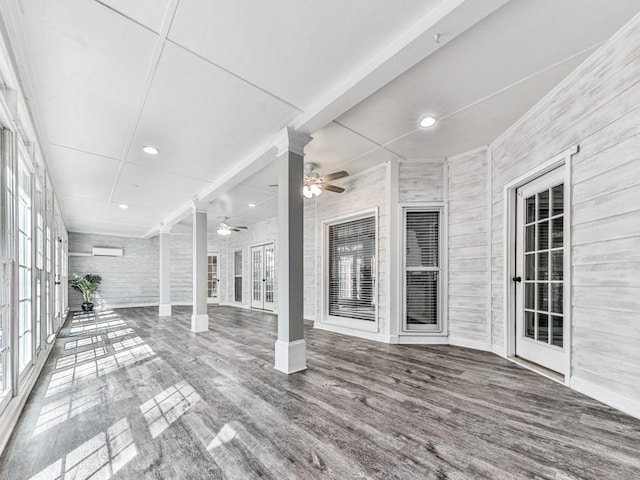 5090 Eubanks Rd, Woodstock, GA 30188 - unfurnished sunroom featuring french doors