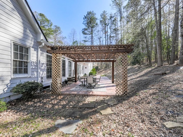 5090 Eubanks Rd, Woodstock, GA 30188 - view of patio / terrace featuring a pergola