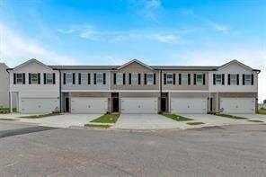 multi unit property with concrete driveway