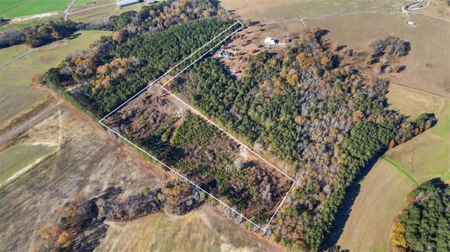 1865 Morton Bend Rd, Rome, GA 30161 - aerial view of sparsely populated area with property parcel outlined