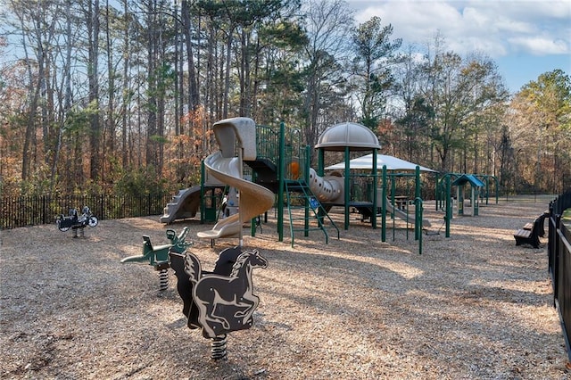6191 Talmadge Run, Acworth, GA 30101 - community jungle gym featuring fence