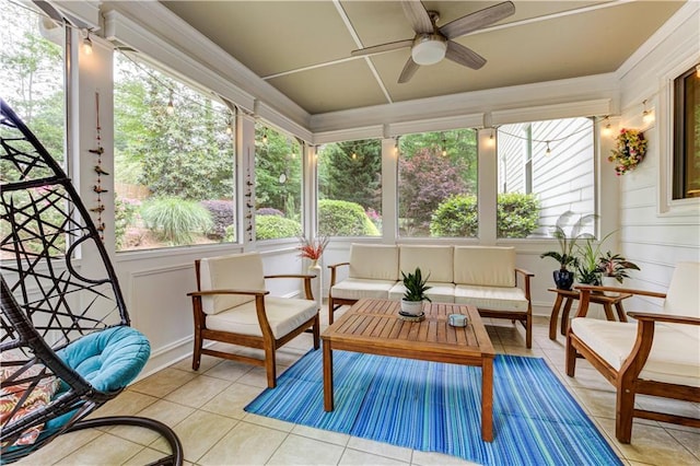 452 Brushstroke Ct SE, Marietta, GA 30067 - sunroom with tile patterned floors and plenty of natural light
