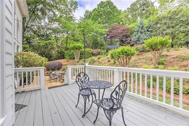 452 Brushstroke Ct SE, Marietta, GA 30067 - deck with outdoor dining area