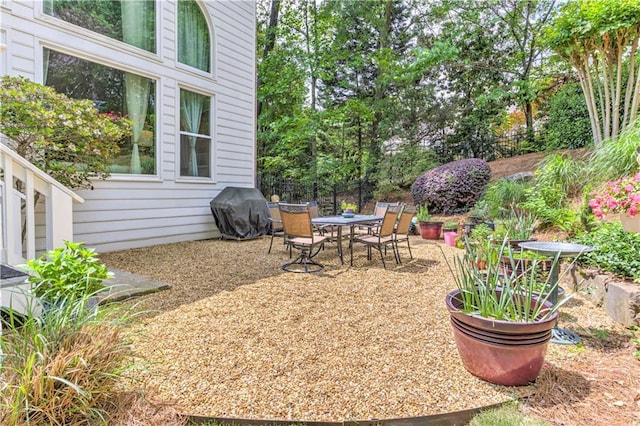 452 Brushstroke Ct SE, Marietta, GA 30067 - view of patio / terrace featuring area for grilling and outdoor dining space