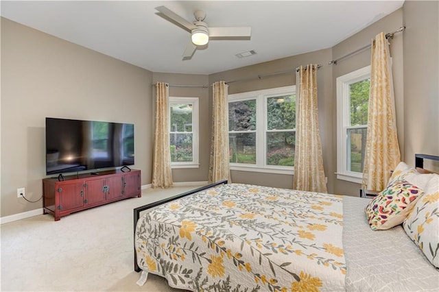 452 Brushstroke Ct SE, Marietta, GA 30067 - carpeted bedroom featuring baseboards and a ceiling fan