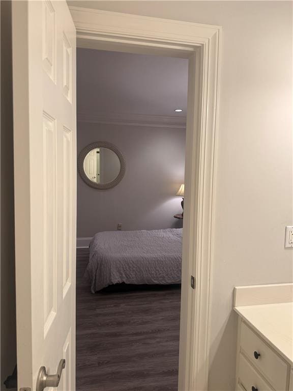 452 Brushstroke Ct SE, Marietta, GA 30067 - bedroom featuring ornamental molding and wood finished floors