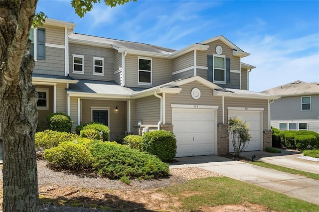 554 Rendevous Rd, Acworth, GA 30102 - view of front of house featuring an attached garage and concrete driveway