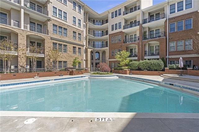view of pool