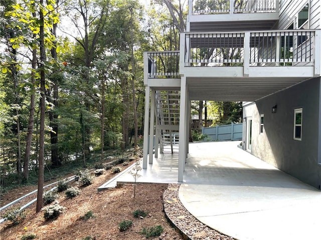 view of patio