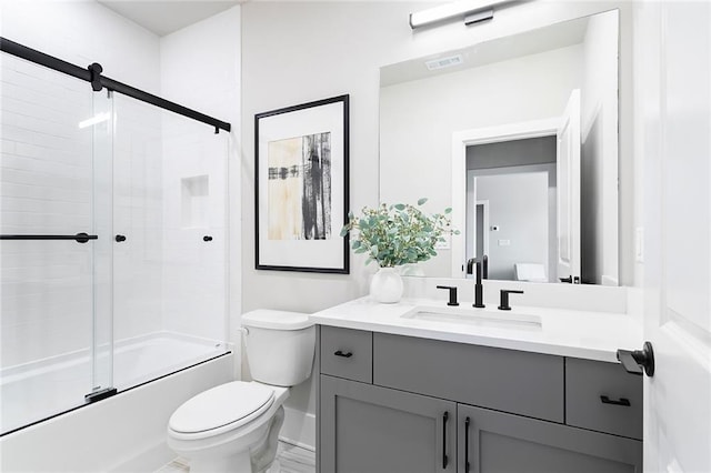 7220 Summit Pl, Alpharetta, GA 30009 - full bathroom featuring vanity and enclosed tub / shower combo