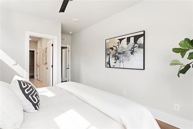 7220 Summit Pl, Alpharetta, GA 30009 - bedroom featuring ceiling fan